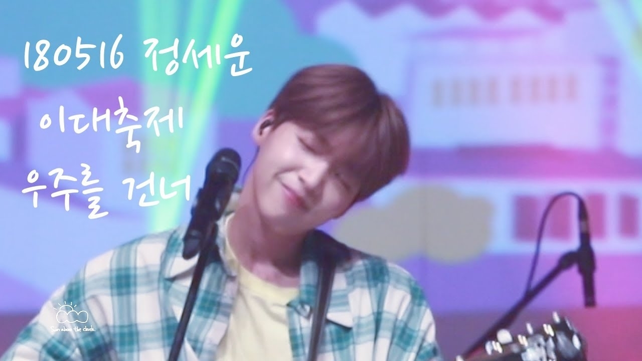 Recent activity shot of Jeong Sewoon