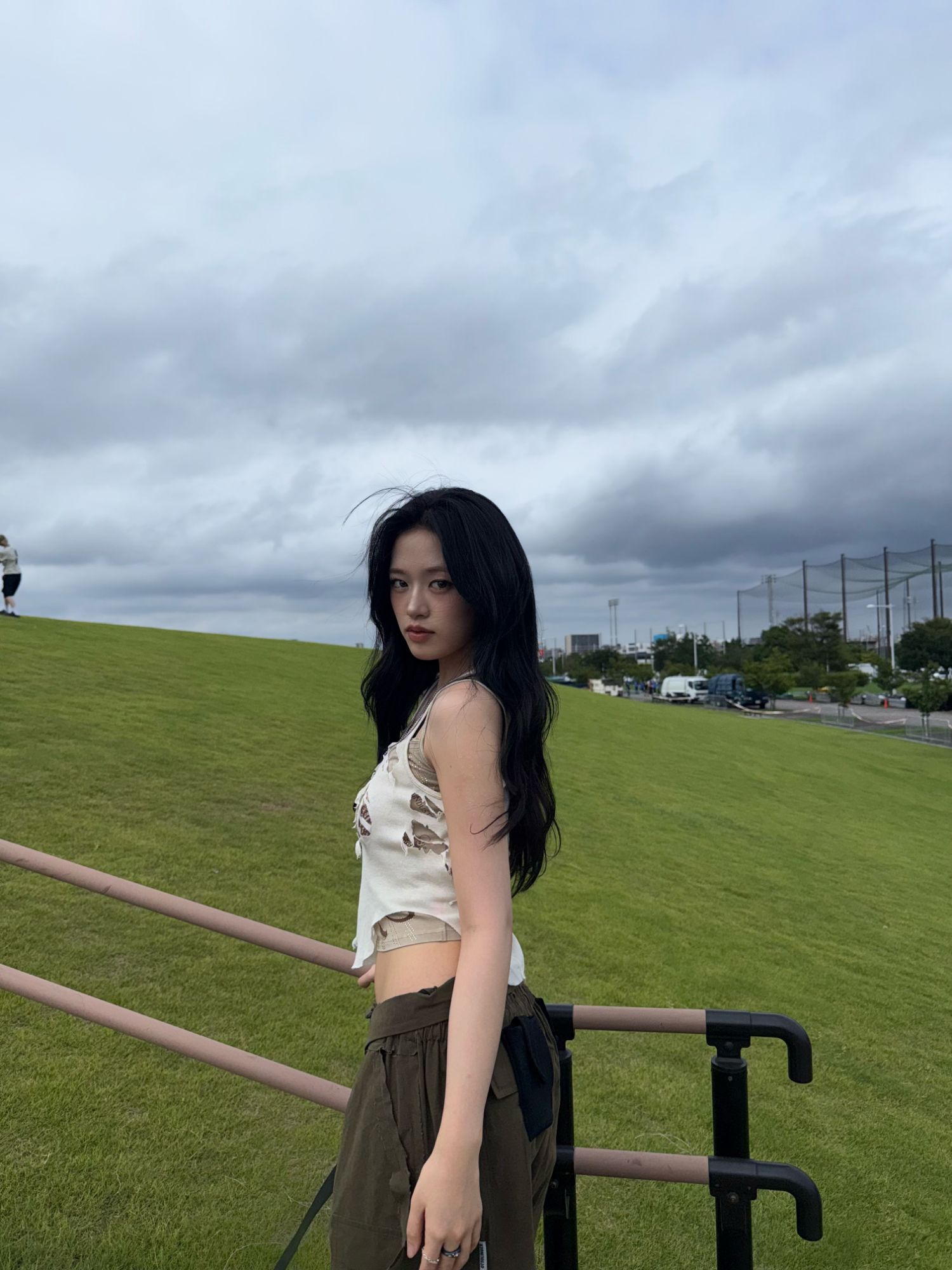 A moment captured by An Yujin (IVE)'s fan