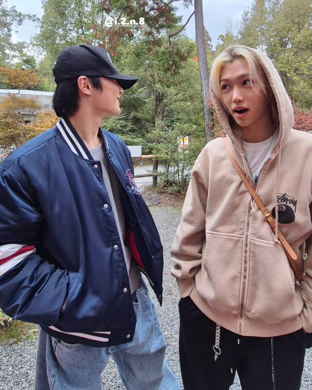 A moment captured by I.N (Stray Kids)'s fan