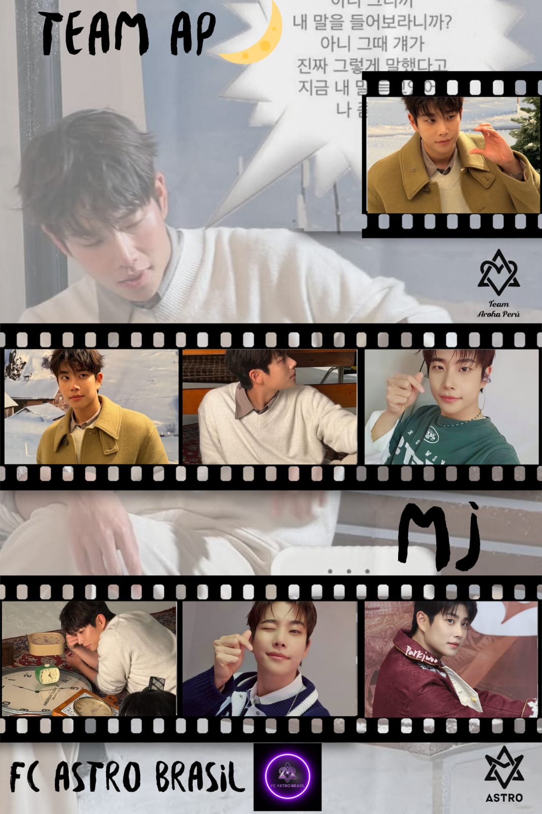 A moment captured by MJ (ASTRO)'s fan