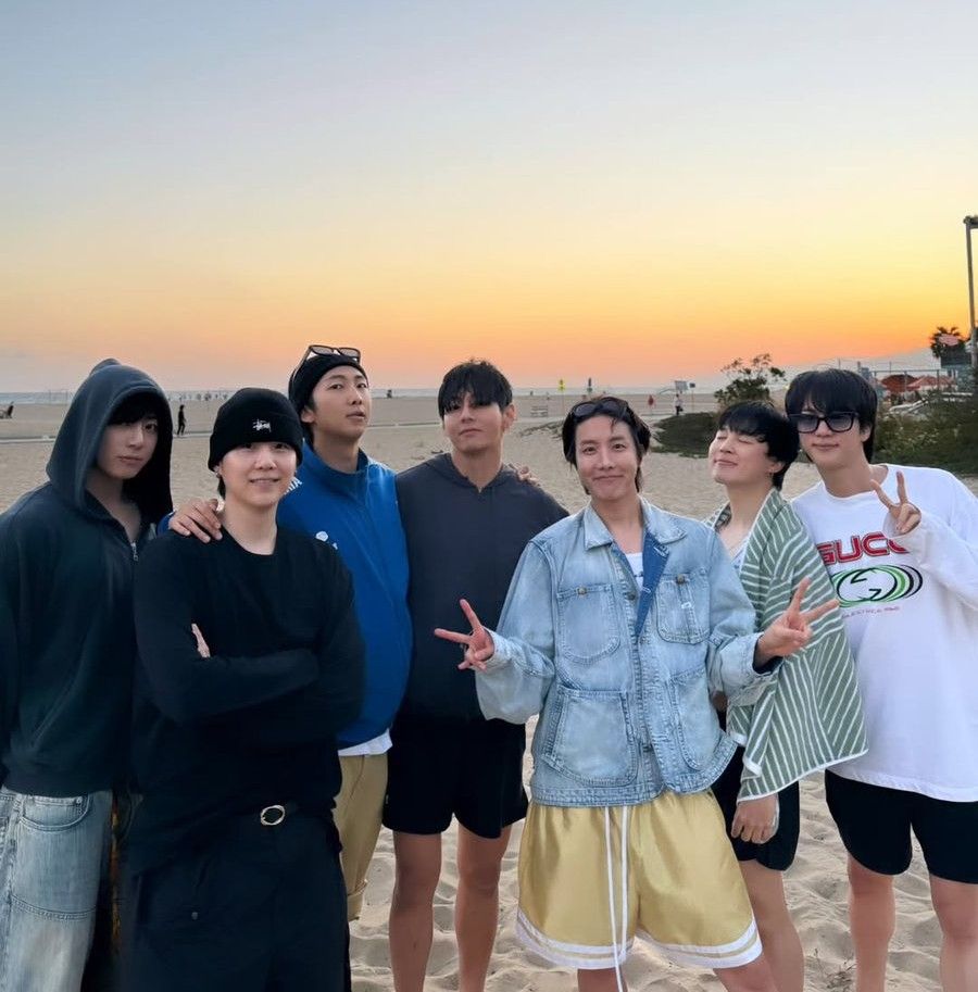 A moment captured by BTS's fan