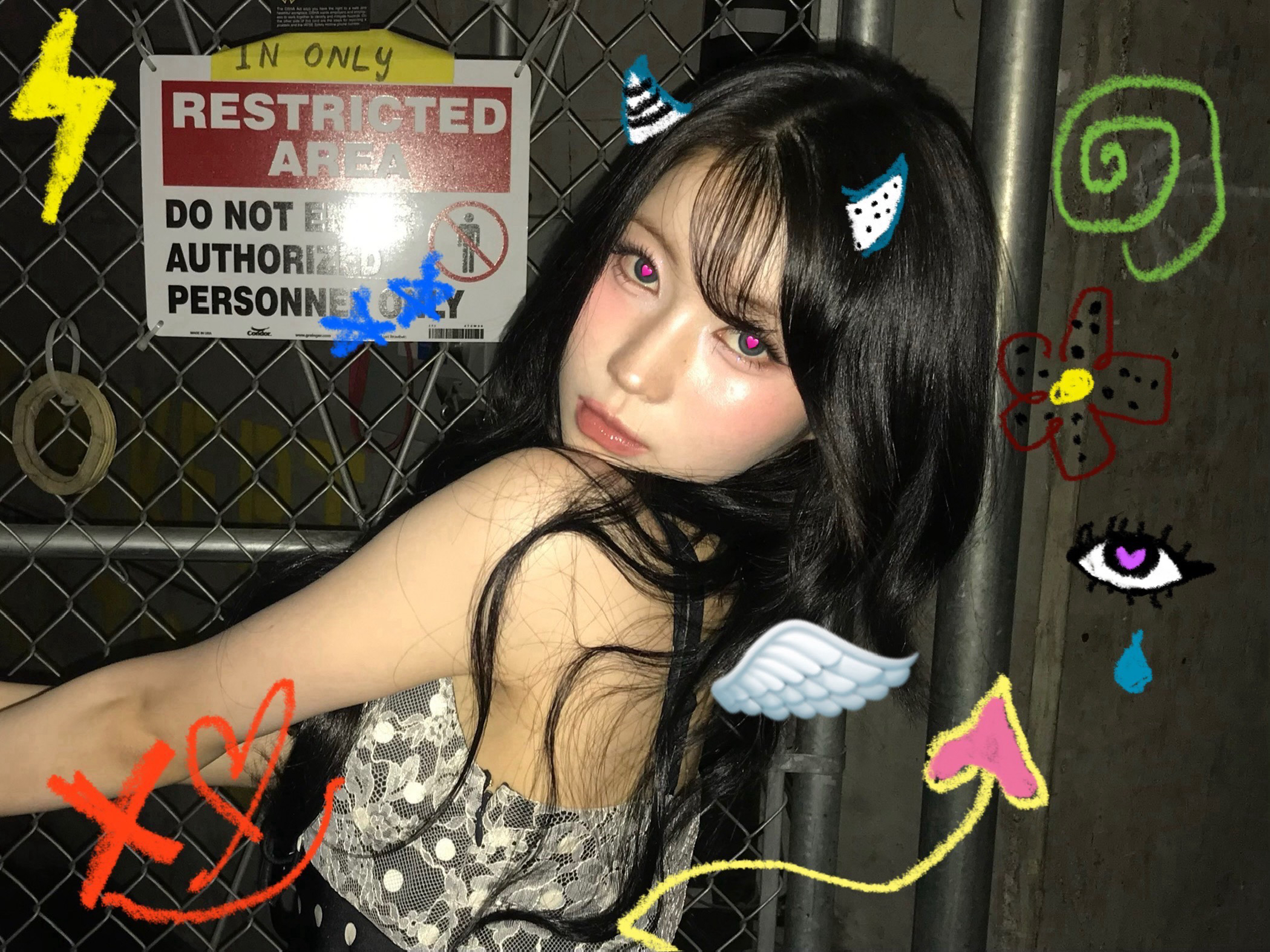 A moment captured by Asa (BABYMONSTER)'s fan