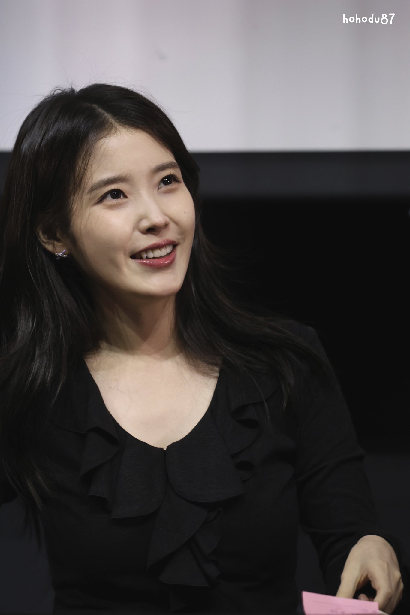 IUの舞台裏ショット