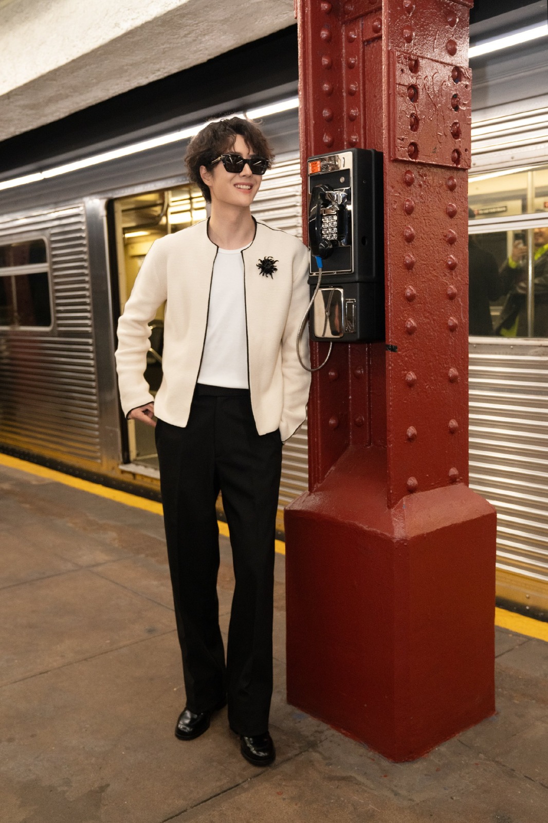 Recent activity shot of Wang Yibo