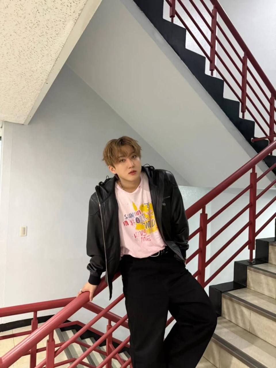 Recent activity shot of Changbin (Stray Kids)