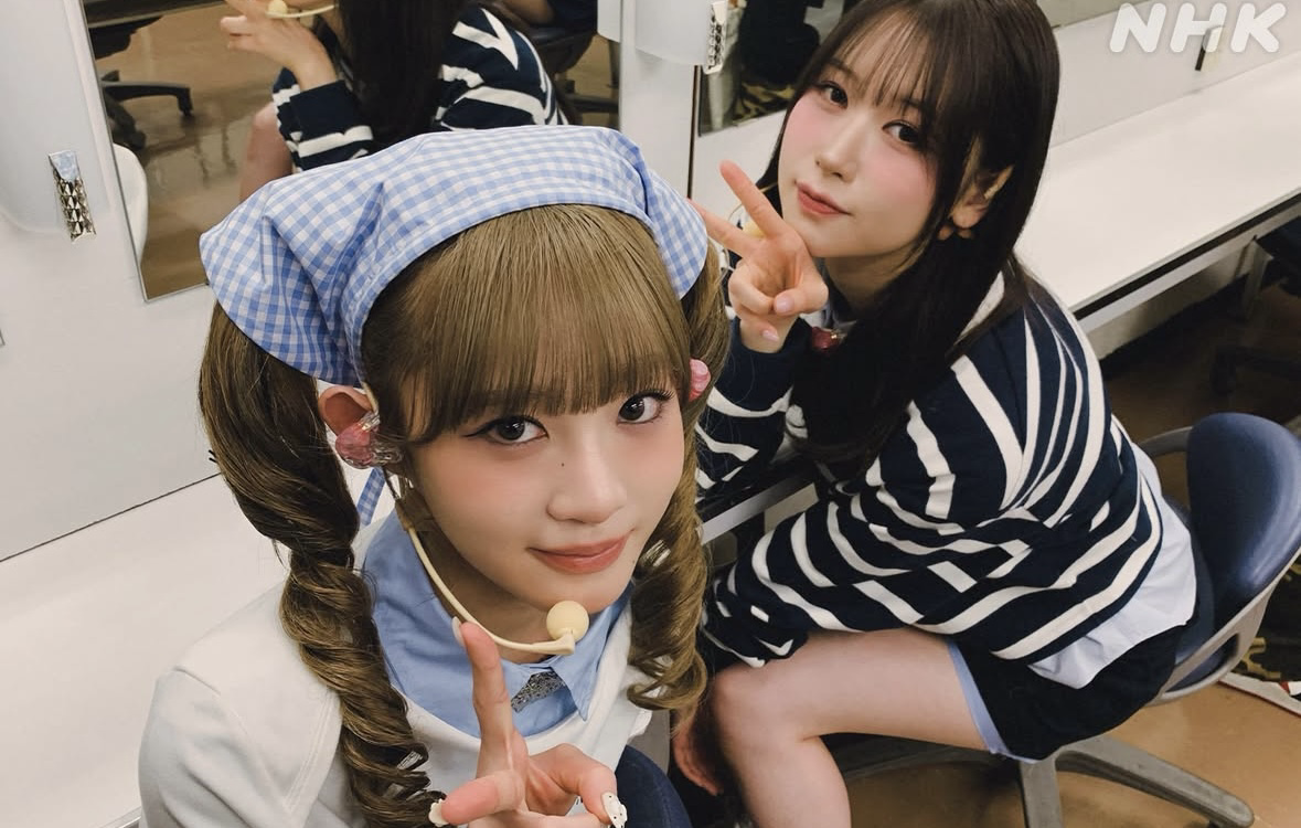 Behind-the-scenes cut of Iida Shizuku (ME:I)