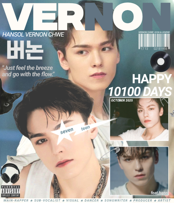 Recent activity shot of Vernon (SEVENTEEN)