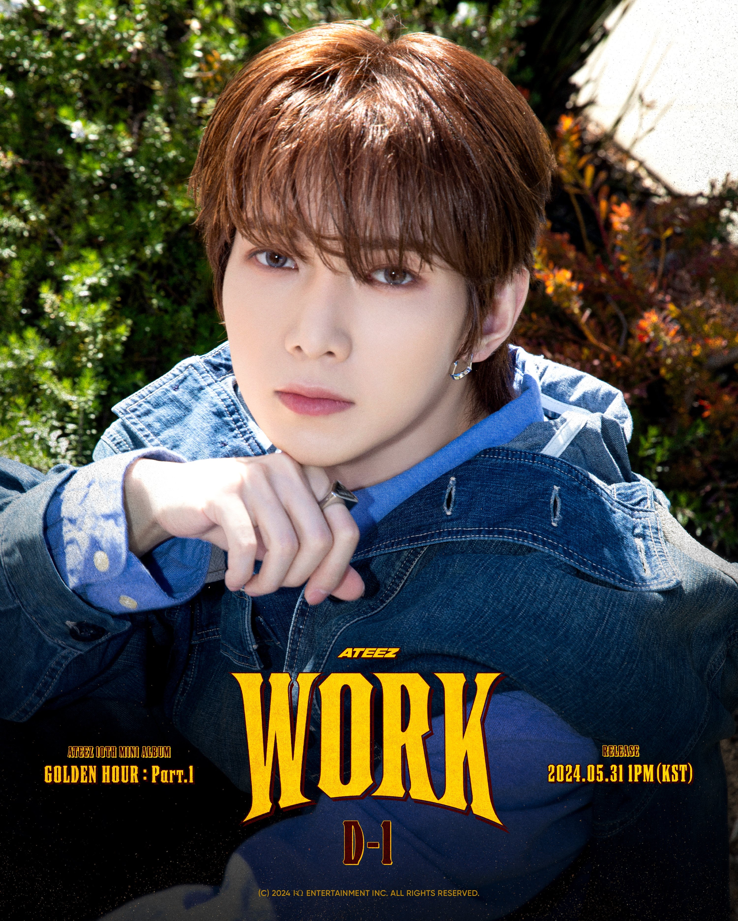 Behind-the-scenes cut of Yeosang (ATEEZ)