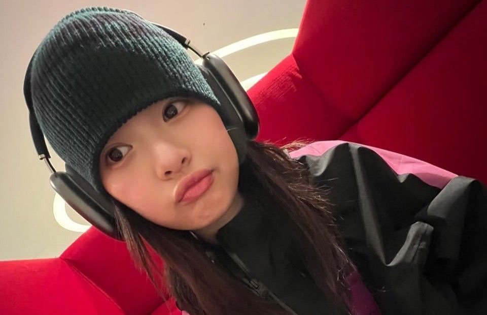 A moment captured by HANNI (NewJeans)'s fan