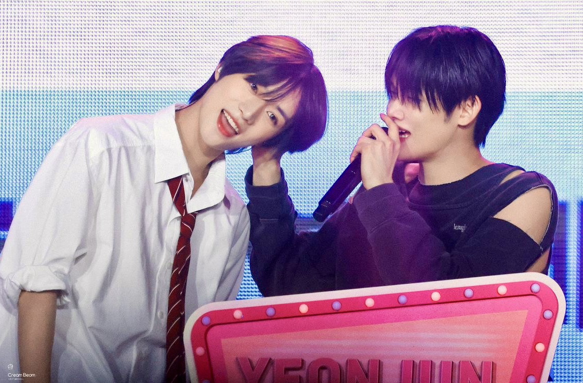 A moment captured by Beomgyu (TOMORROW X TOGETHER)'s fan