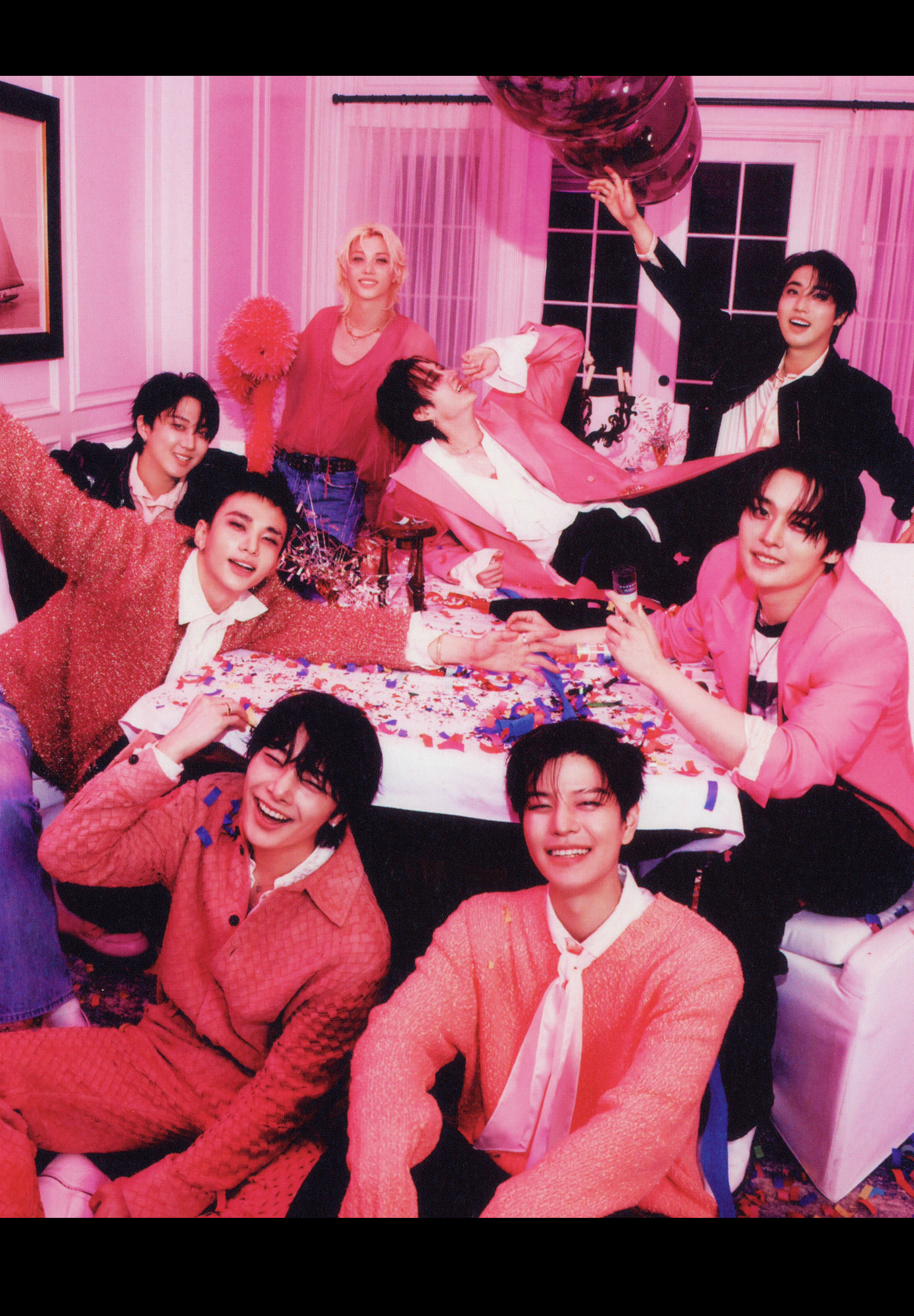 A moment captured by Stray Kids's fan