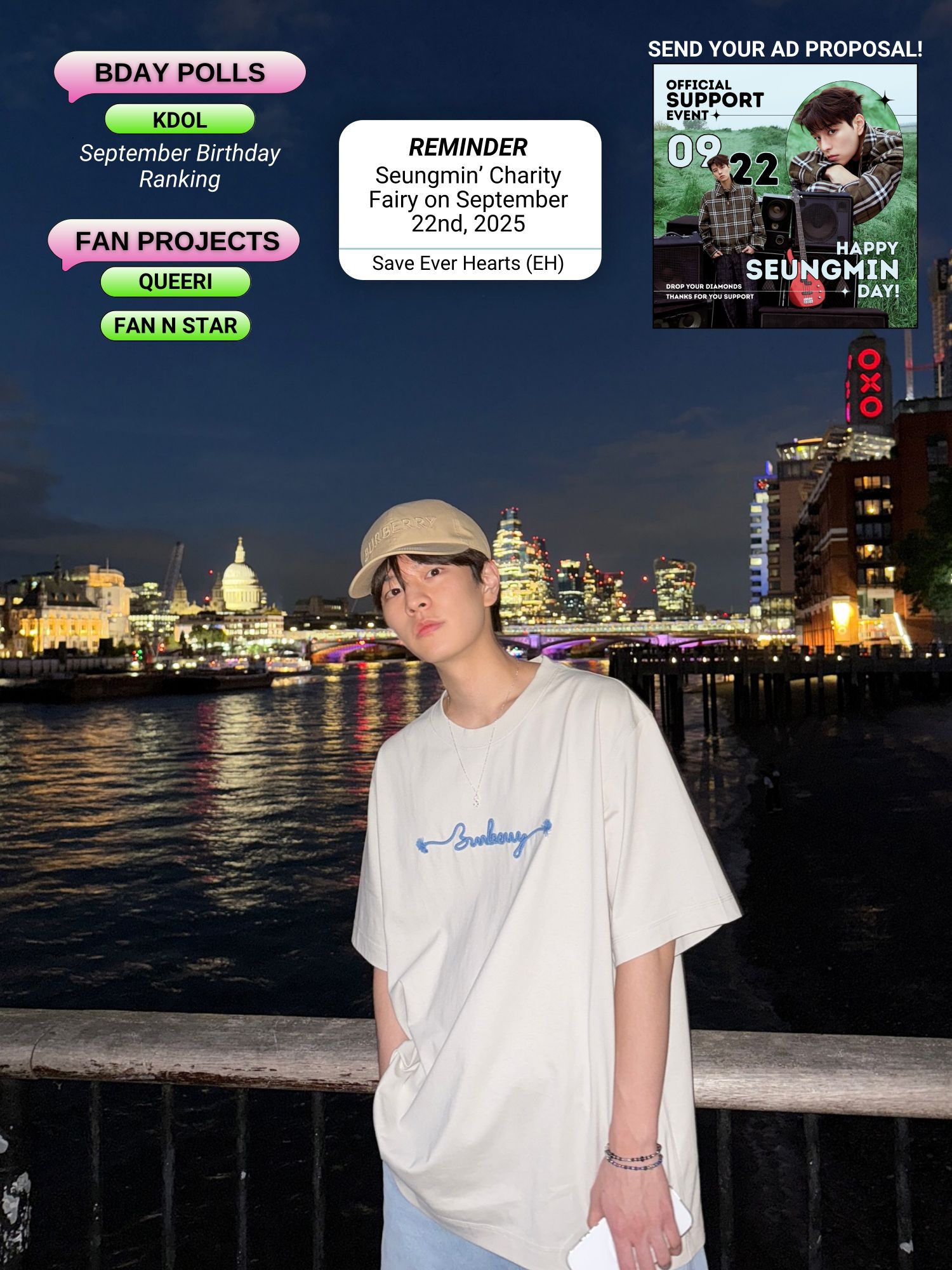 Behind-the-scenes cut of Seungmin (Stray Kids)