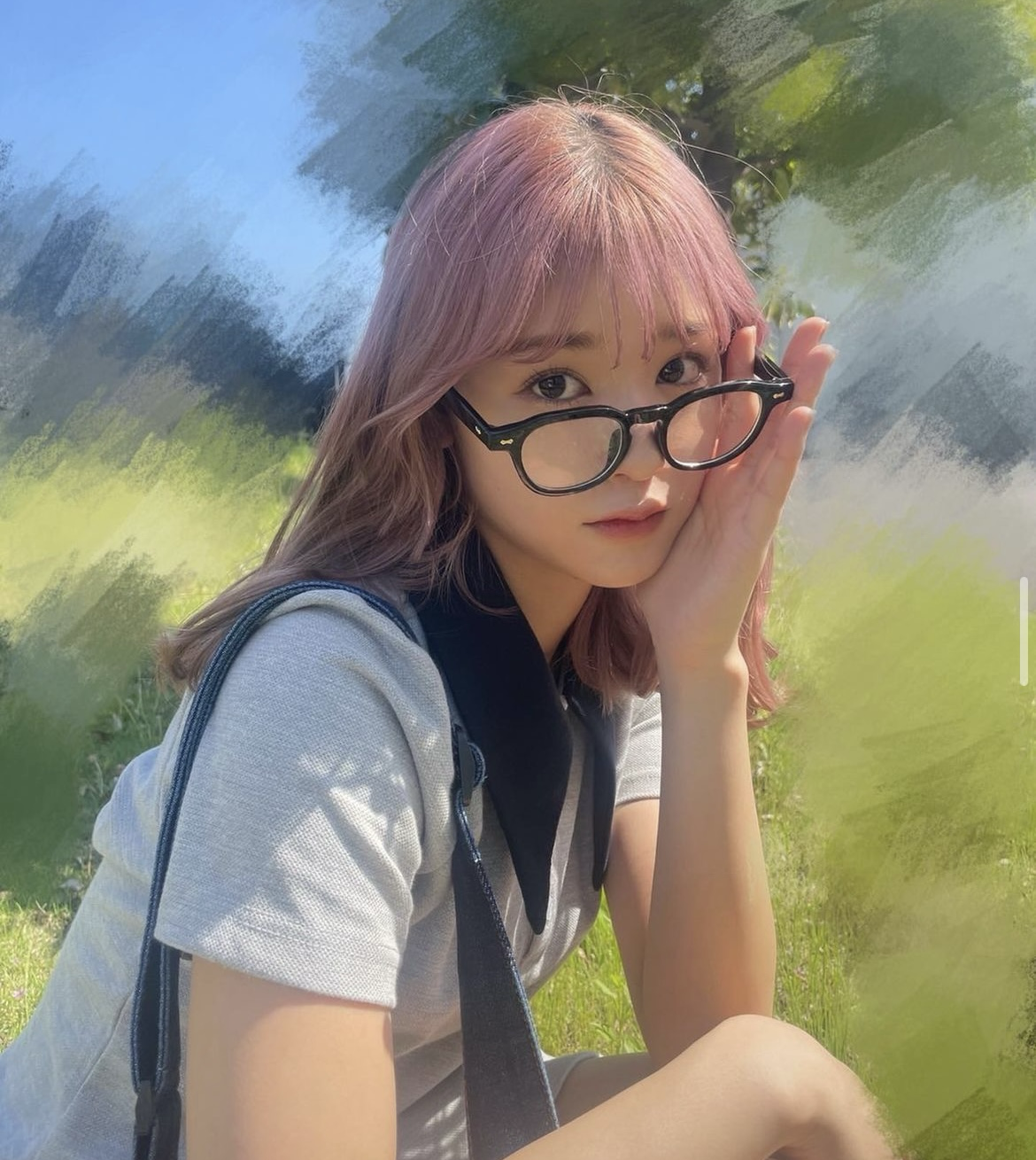 A moment captured by Ishii Ran (ME:I)'s fan