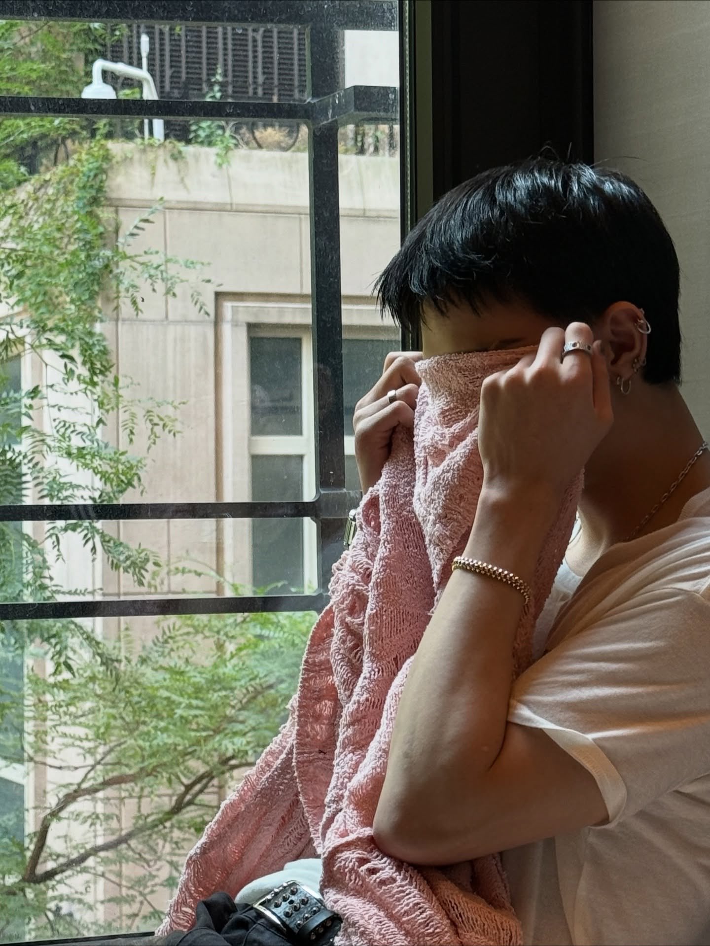 A moment captured by Hyunjin (Stray Kids)'s fan