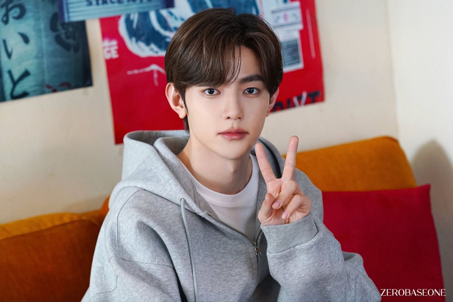 Recent activity shot of Zhang Hao (ZEROBASEONE)