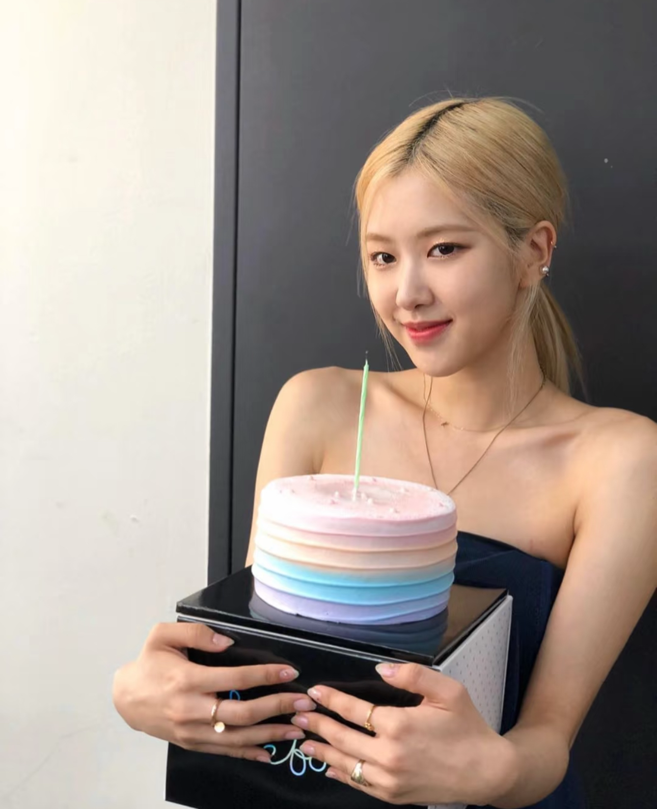 A moment captured by ROSÉ (BLACKPINK)'s fan