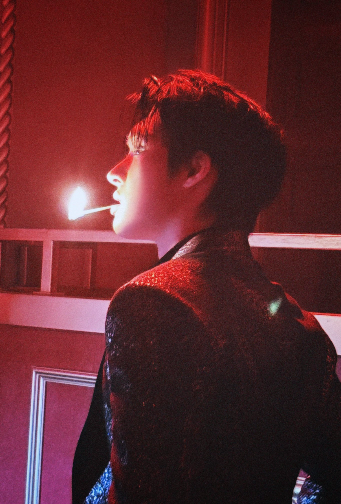 A moment captured by Mingi (ATEEZ)'s fan