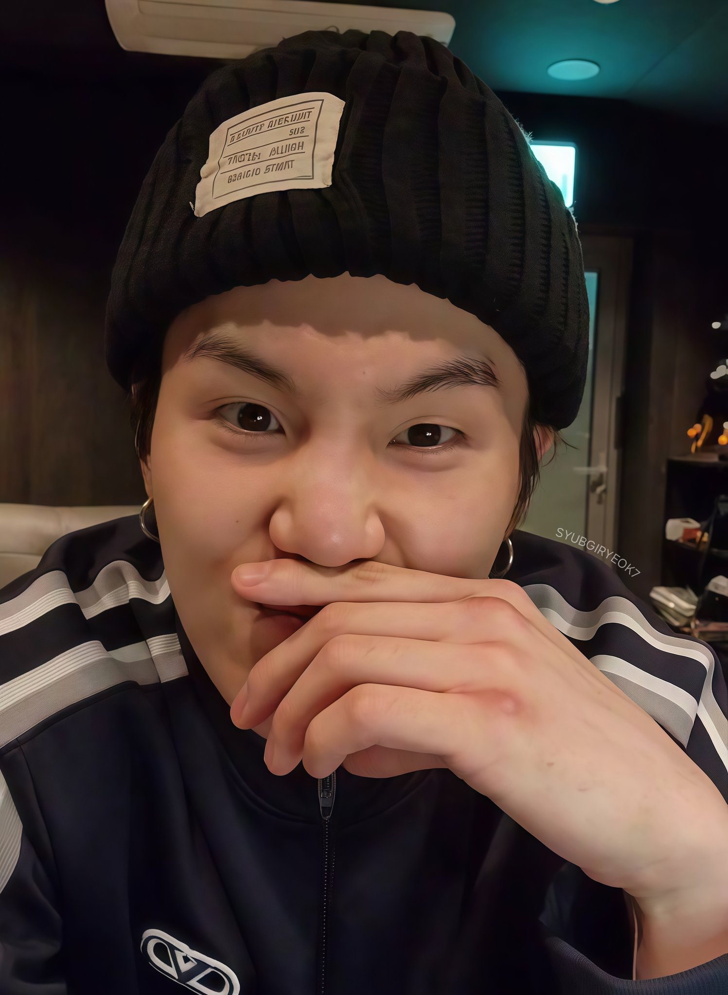 Recent activity shot of SUGA (BTS)