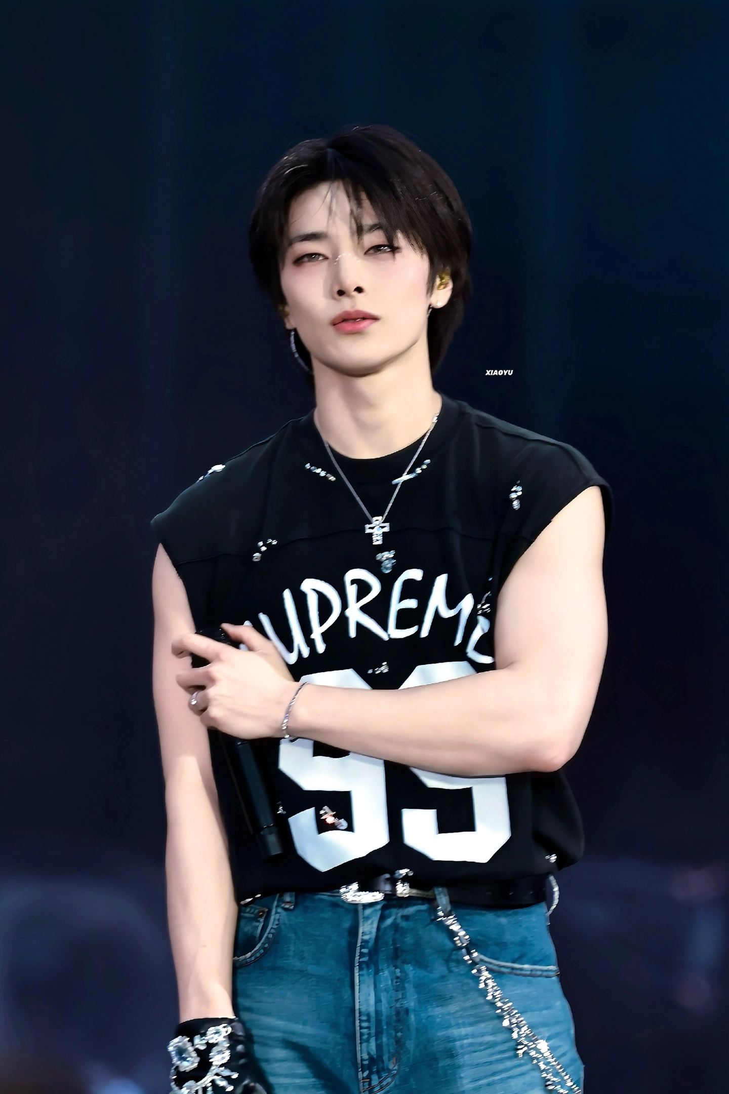 A moment captured by I.N (Stray Kids)'s fan