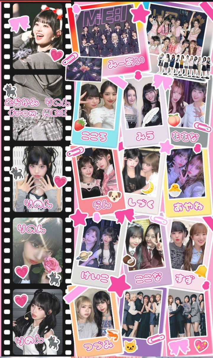 Behind-the-scenes cut of Murakami Rinon (ME:I)