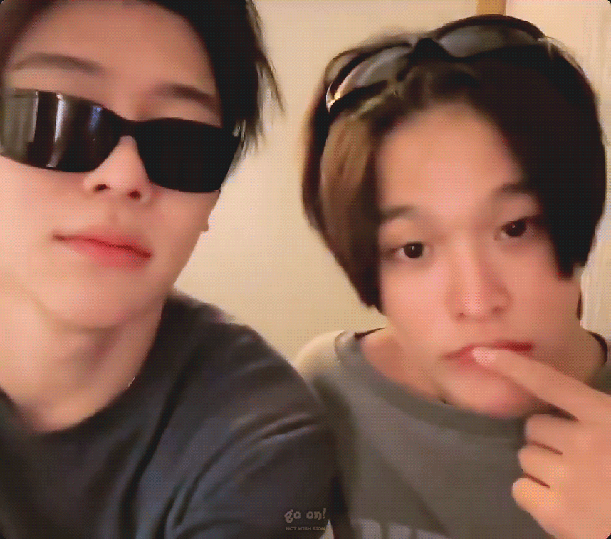 A moment captured by NCT WISH's fan