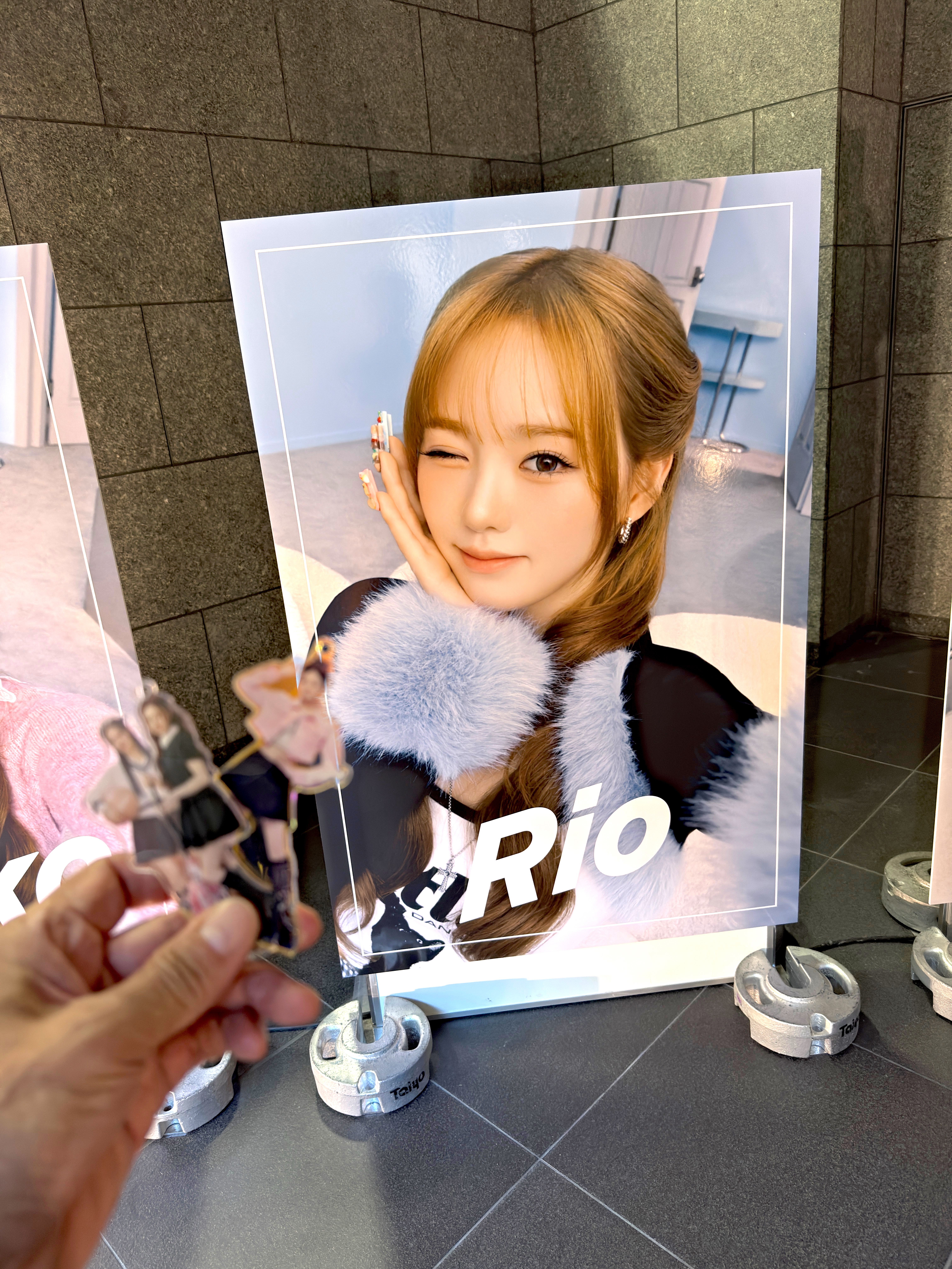 A moment captured by Rio (NiziU)'s fan