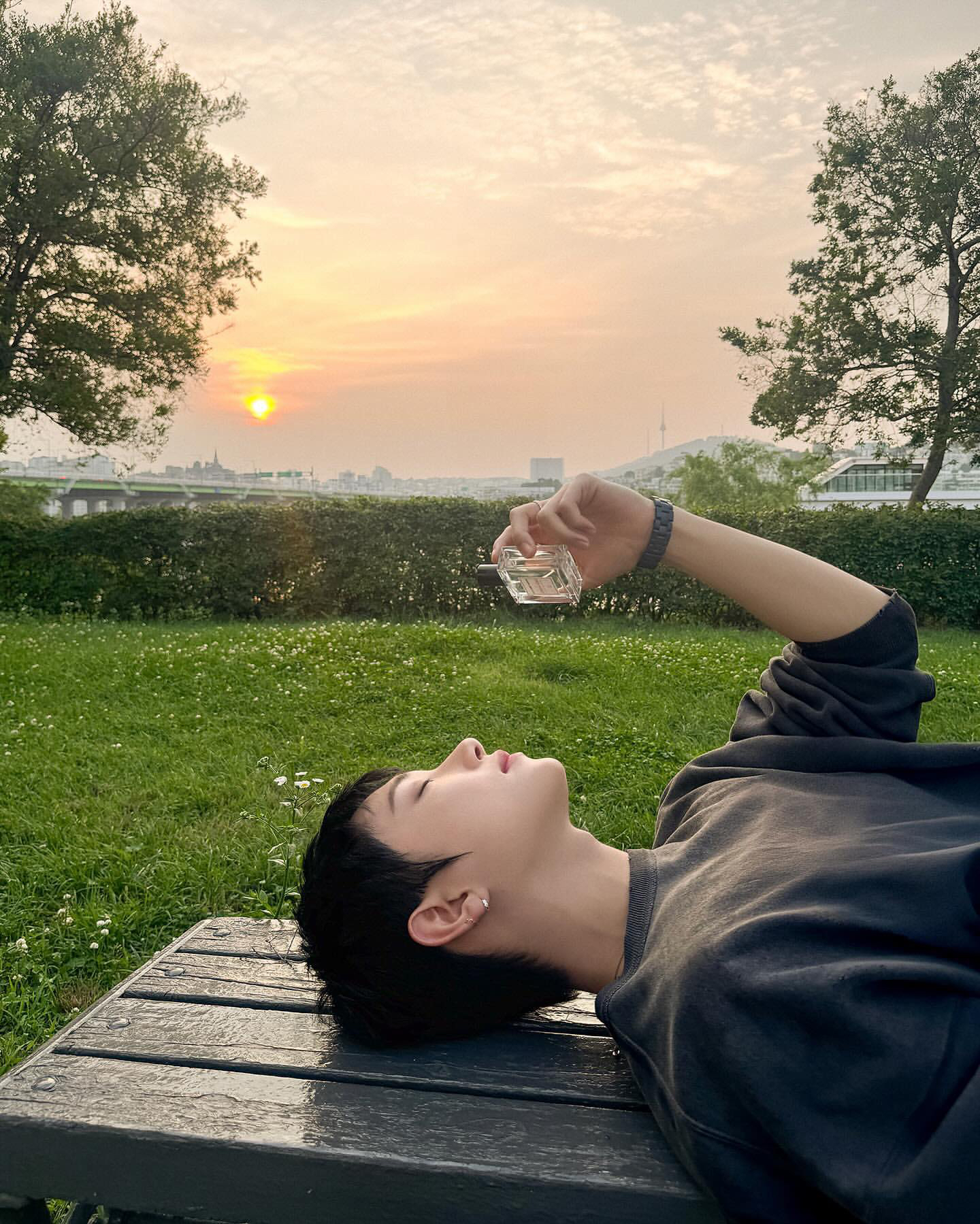 Recent activity shot of Joshua (SEVENTEEN)