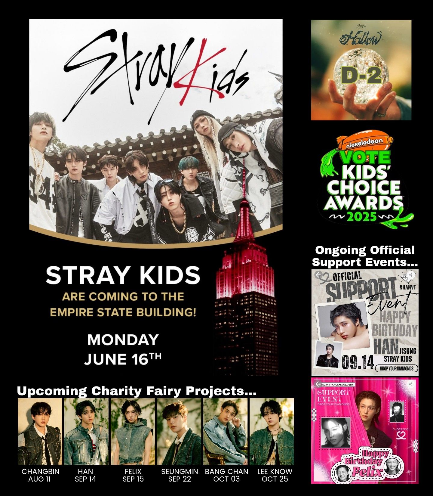 Recent activity shot of Stray Kids