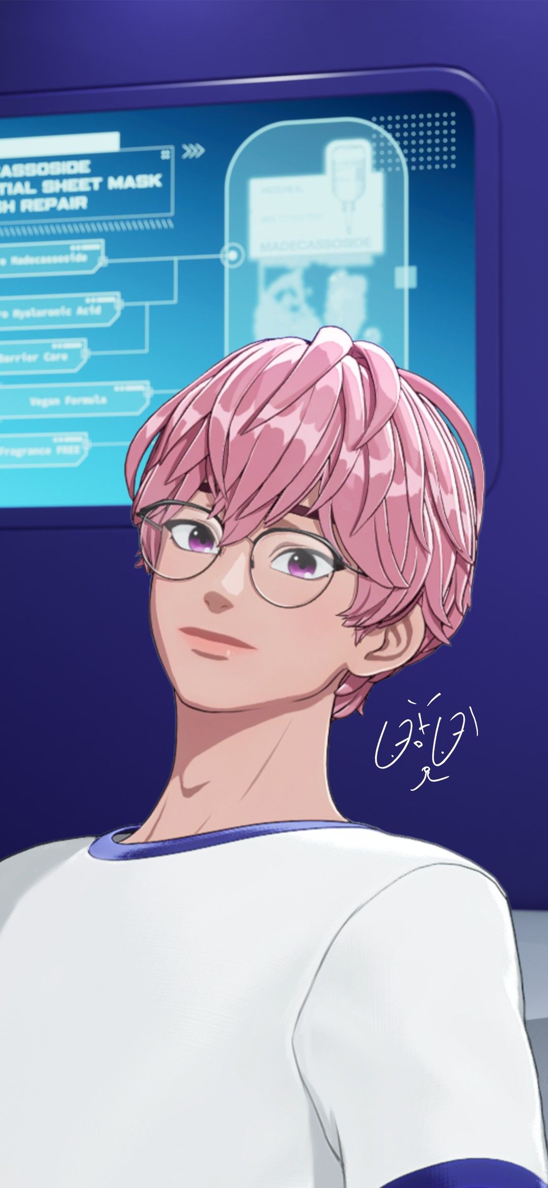 Fan-made special wallpaper for Bamby (PLAVE)