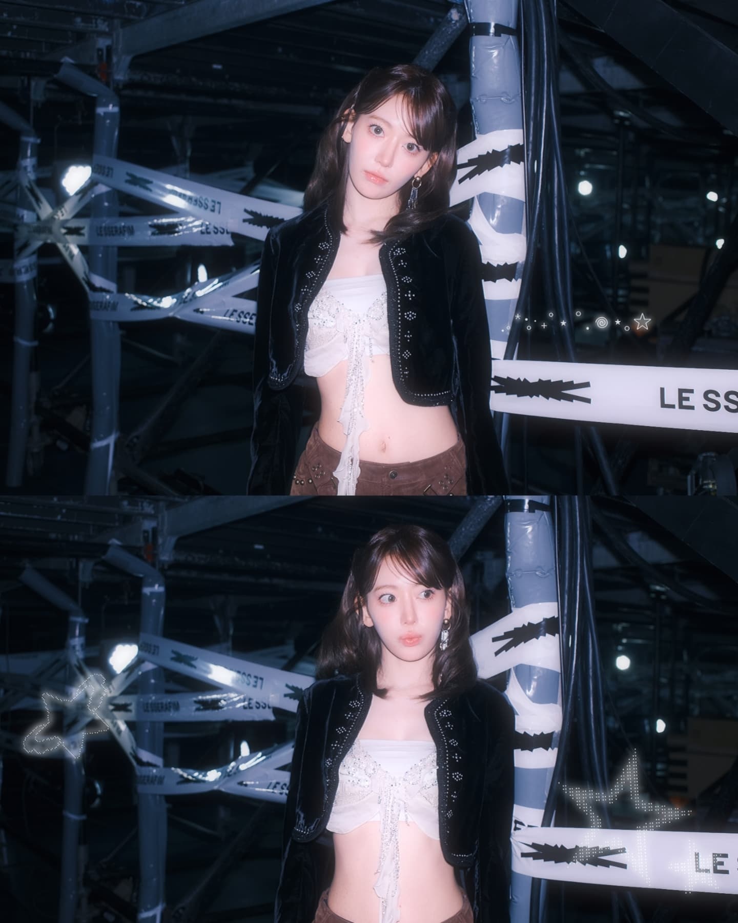A moment captured by Sakura (LE SSERAFIM)'s fan
