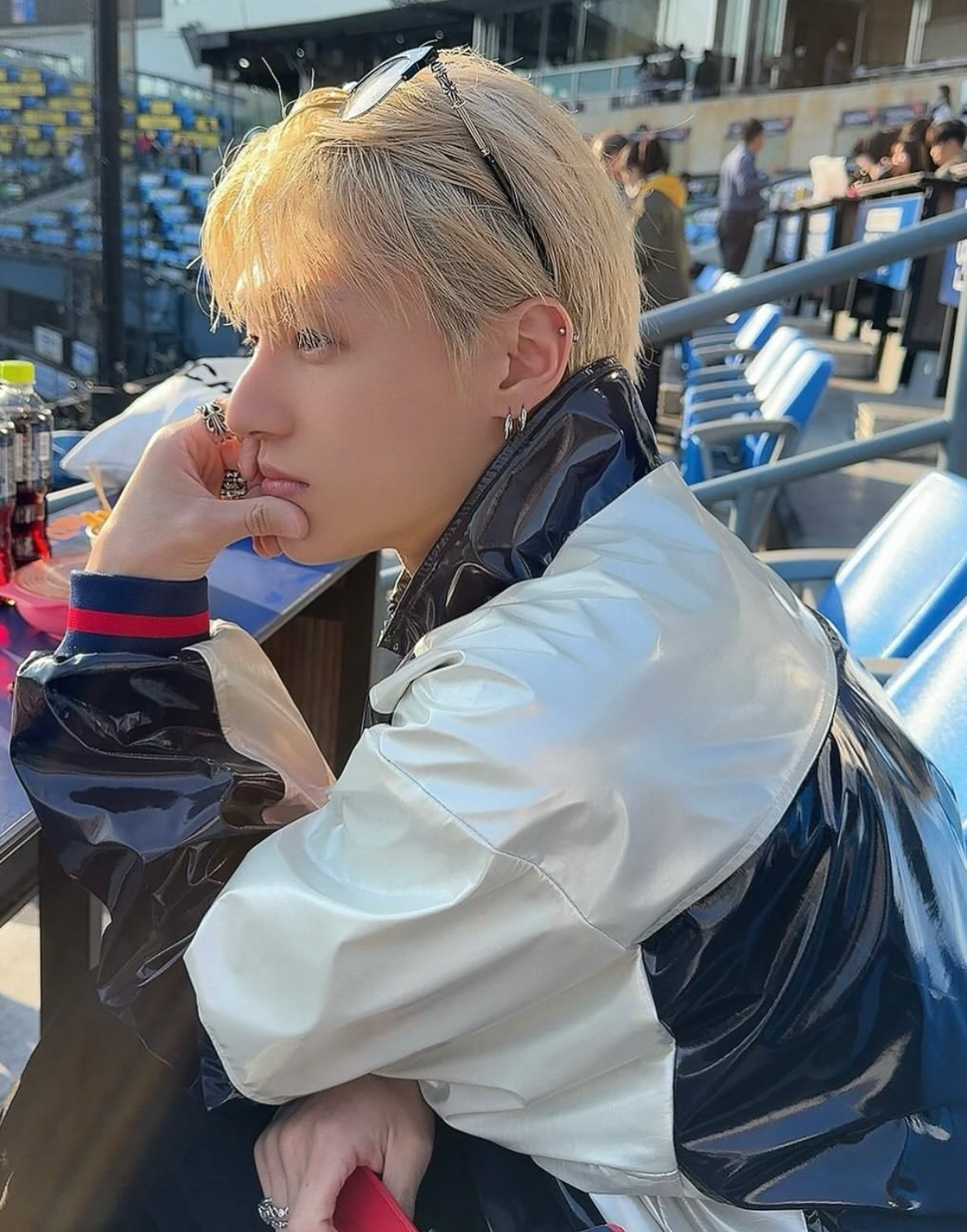 A moment captured by Wooyoung (ATEEZ)'s fan