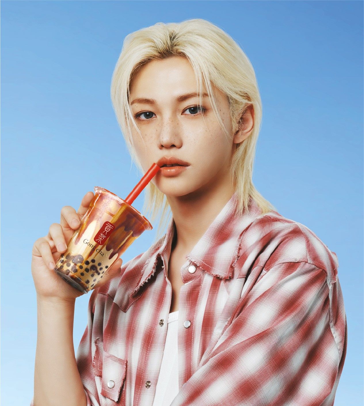 A moment captured by Felix (Stray Kids)'s fan