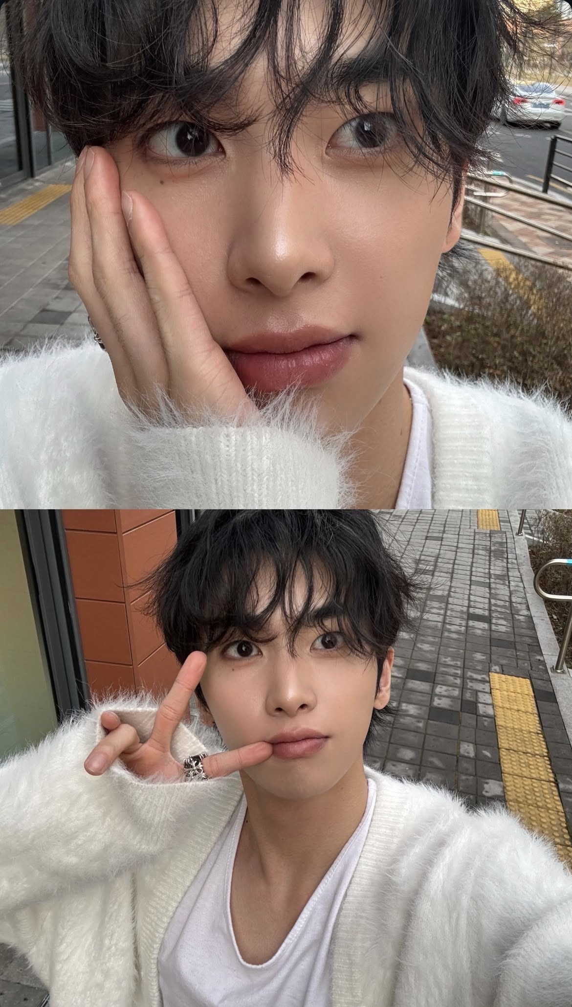 A moment captured by Xiao (UP10TION)'s fan