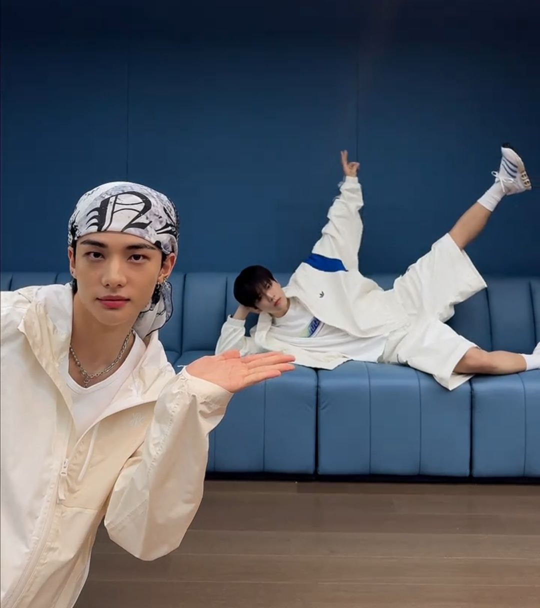 Potret di balik layar Seungmin (Stray Kids)