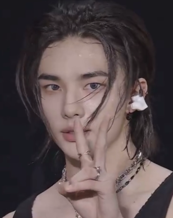 Recent activity shot of Hyunjin (Stray Kids)