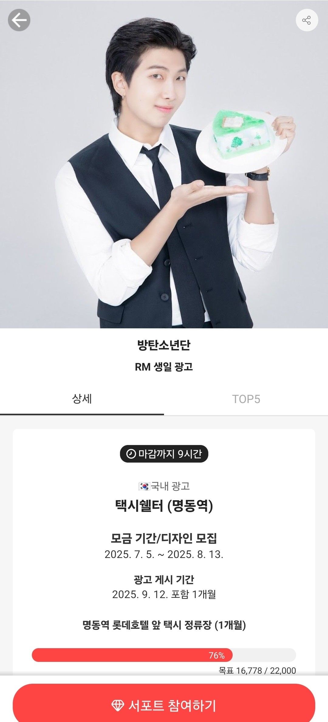 The most beloved wallpaper among RM (BTS)'s fans