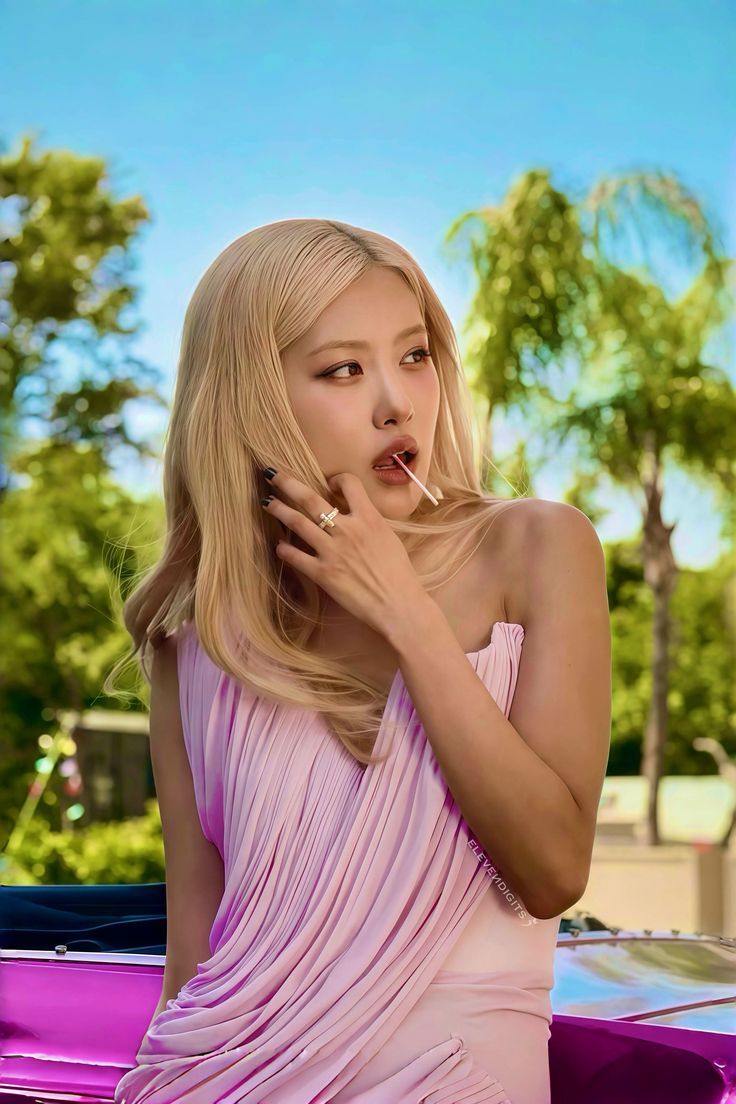 ROSÉ (BLACKPINK)粉丝拍下的瞬间