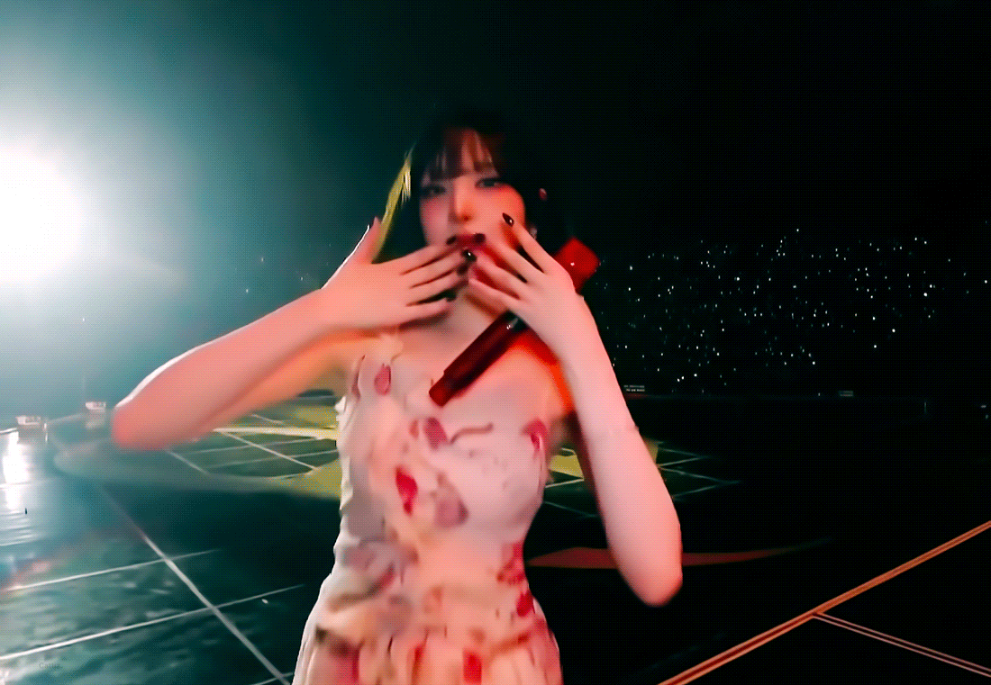 A moment captured by LIZ (IVE)'s fan