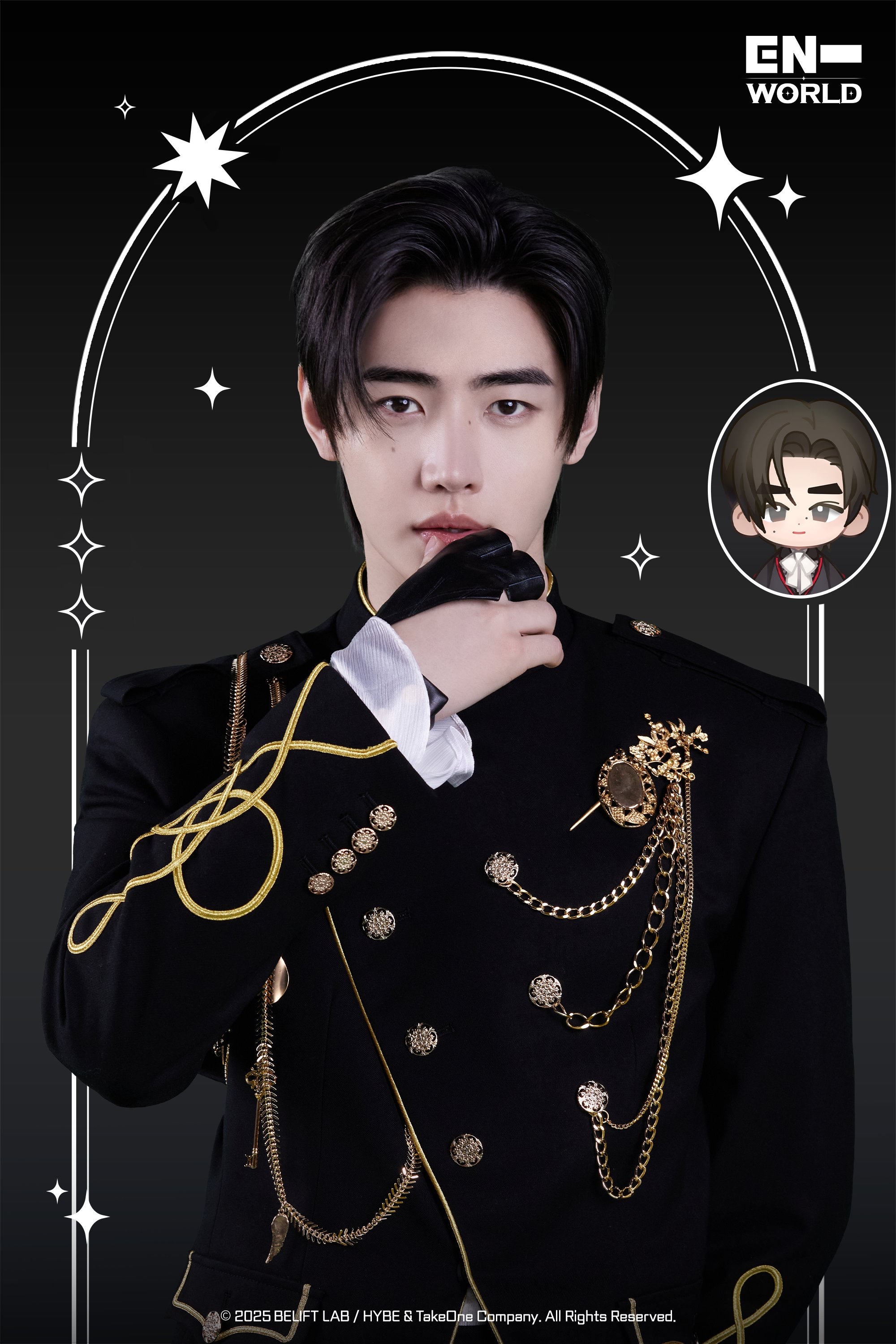 Recent activity shot of Sunghoon (ENHYPEN)