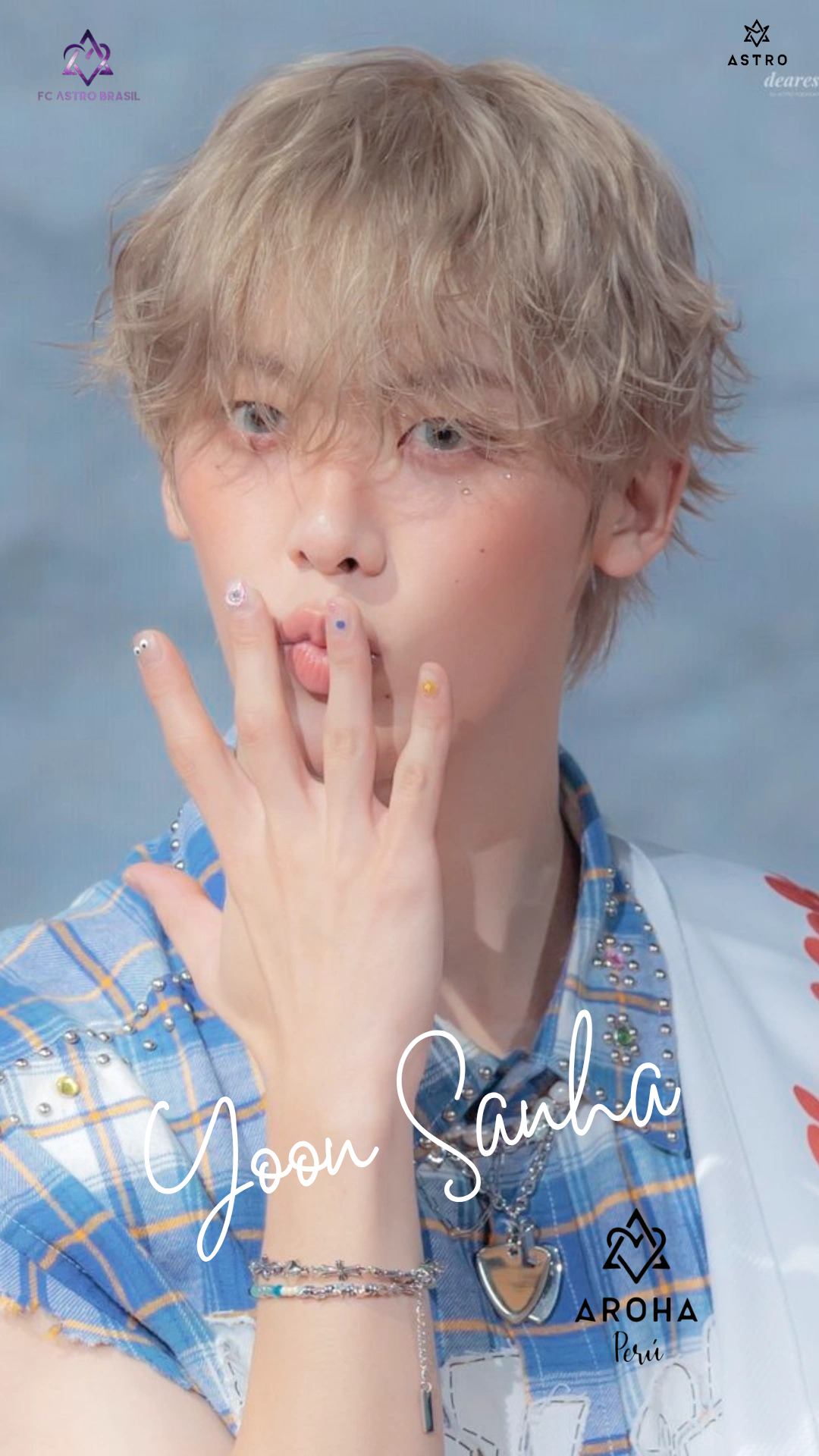 Wallpaper spesial buatan penggemar Sanha (ASTRO)
