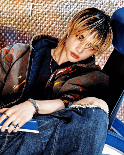 Behind-the-scenes cut of Hyunjin (Stray Kids)