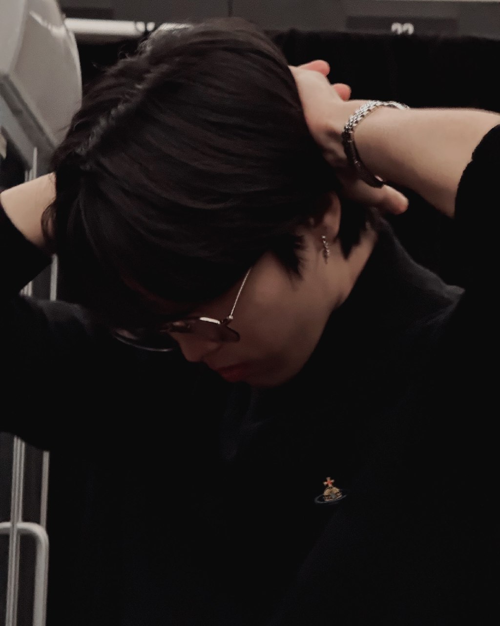 A moment captured by HAN (Stray Kids)'s fan