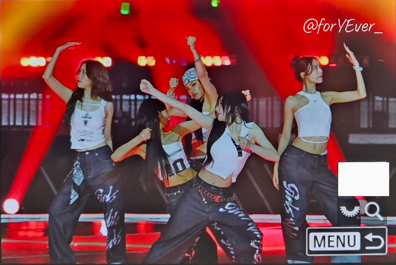 A moment captured by ITZY's fan