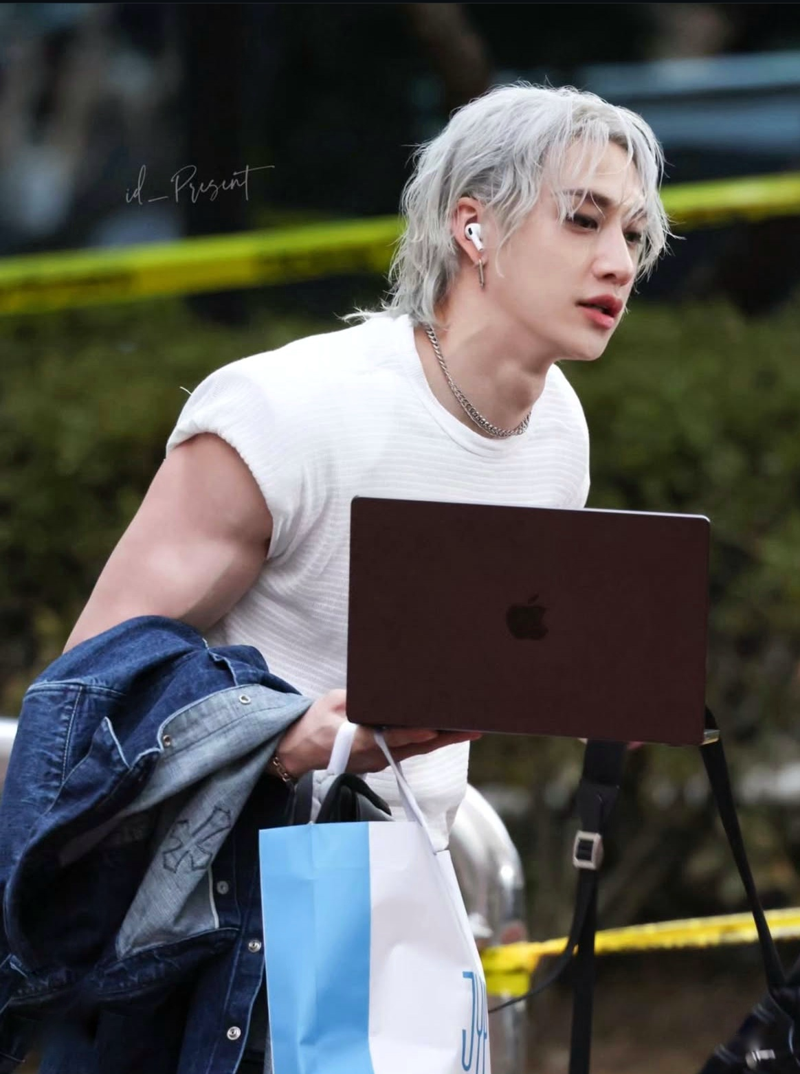 Recent activity shot of Bang Chan (Stray Kids)