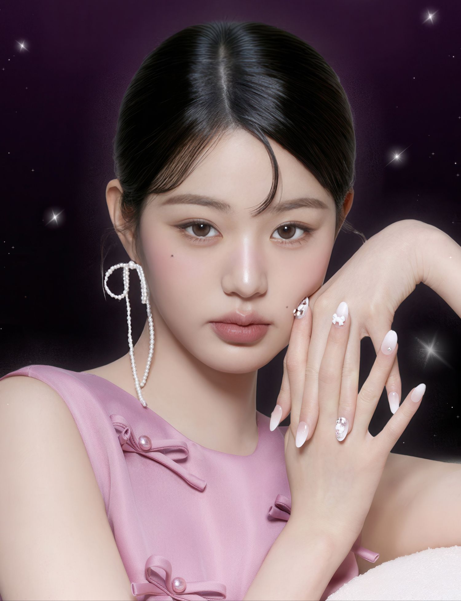 A moment captured by Jang Wonyoung (IVE)'s fan