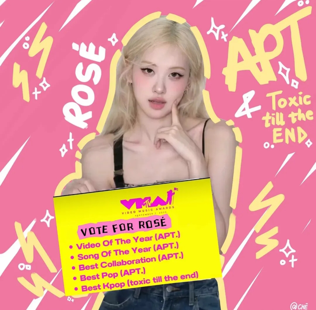 Recent activity shot of ROSÉ (BLACKPINK)