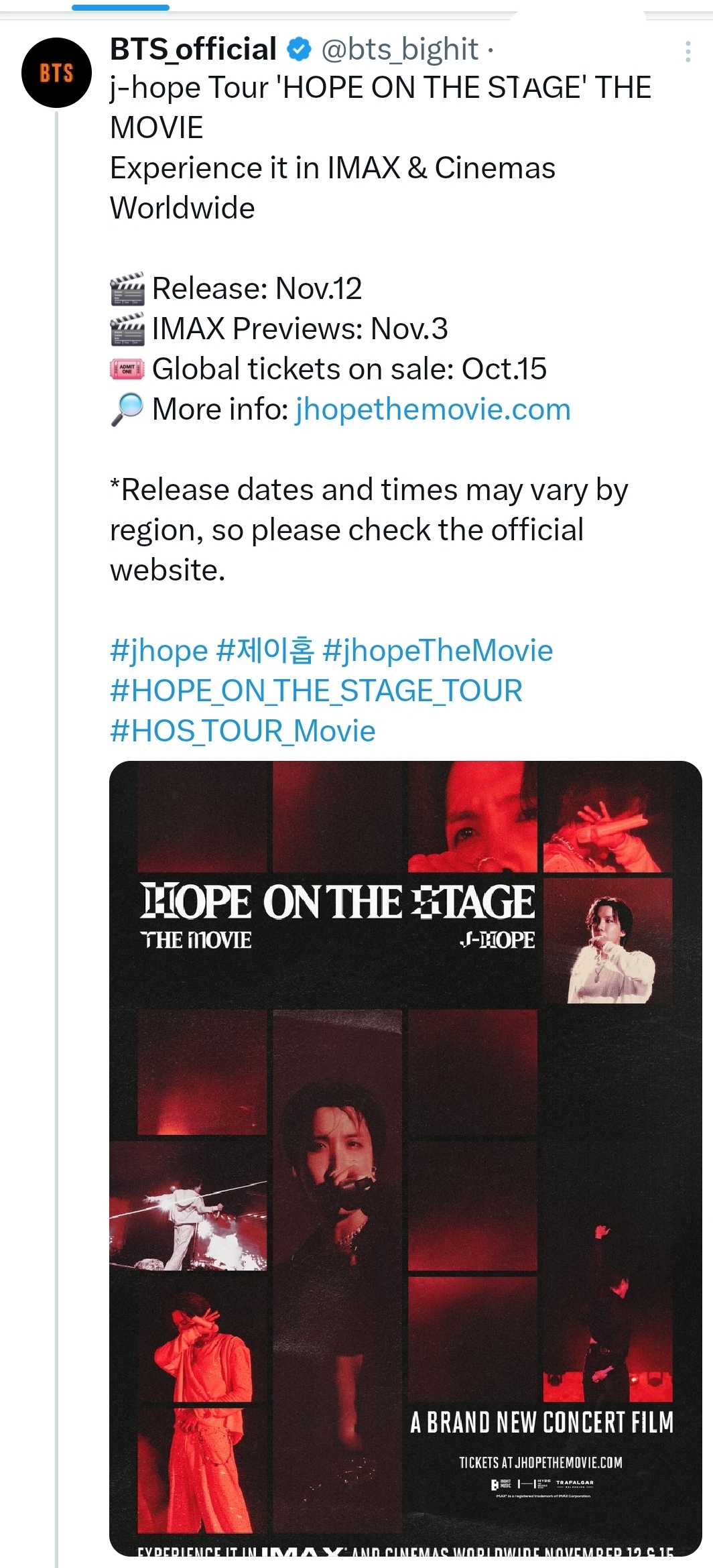 A heartfelt wallpaper shared by j-hope (BTS)'s fans