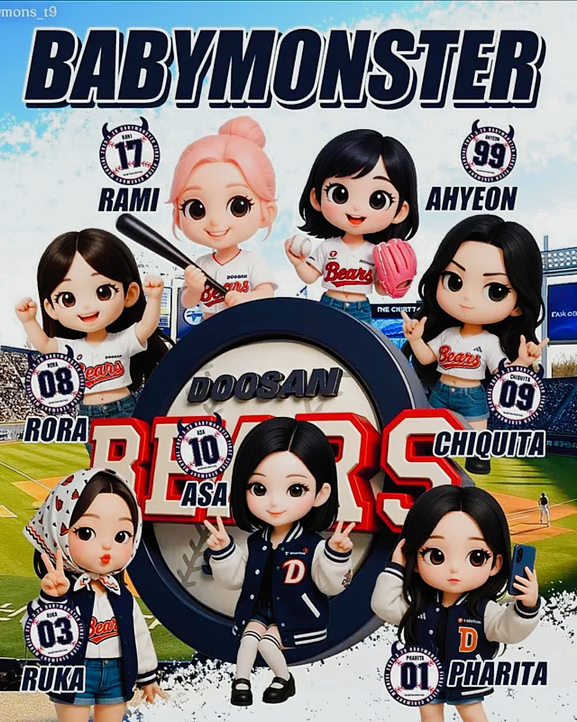 A moment captured by BABYMONSTER's fan
