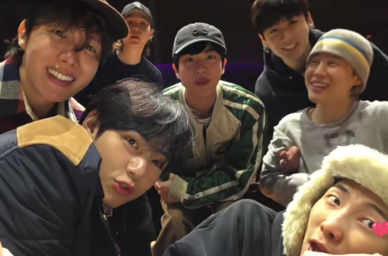 防彈少年團粉絲拍下的瞬間