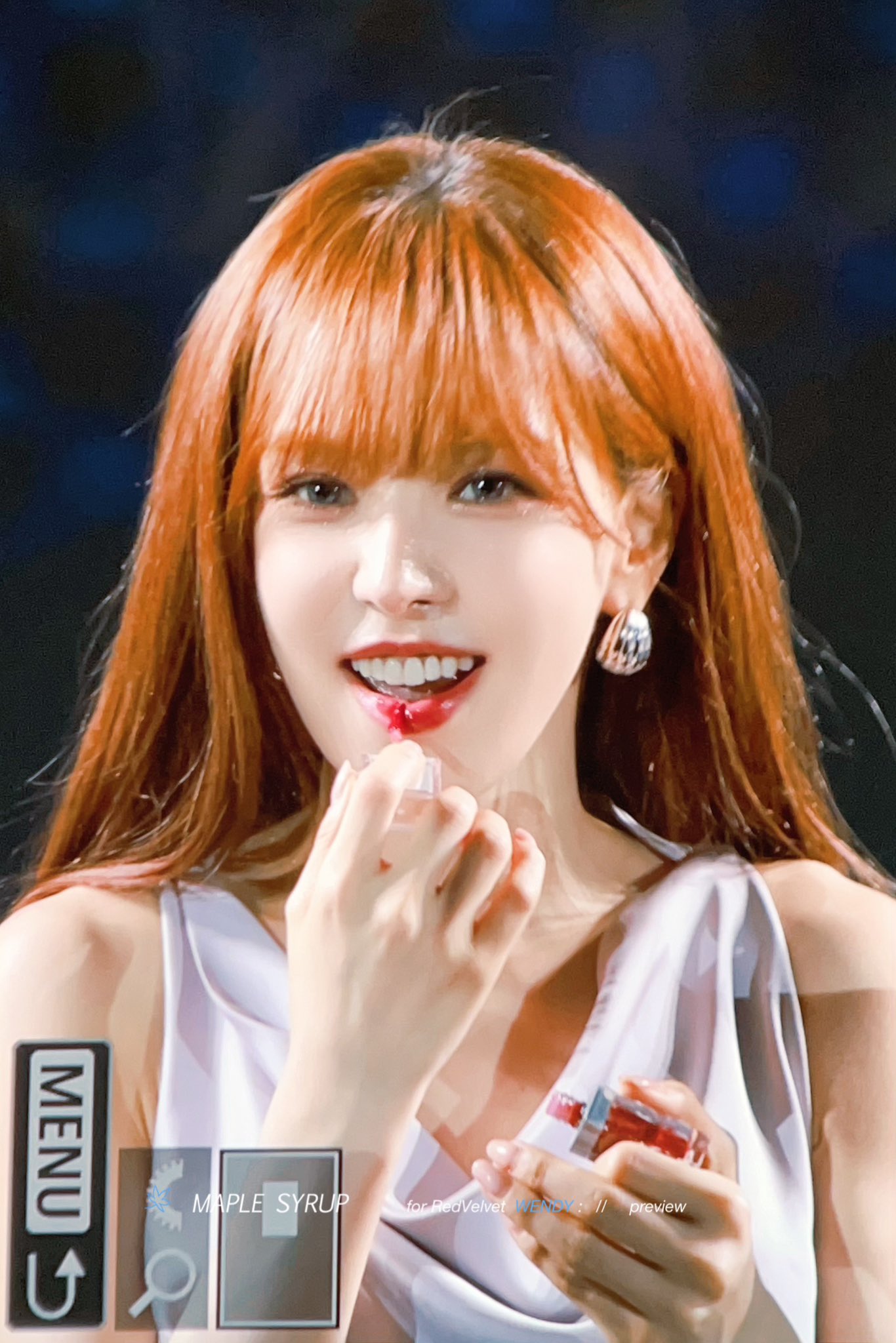 Behind-the-scenes cut of Wendy (Red Velvet)